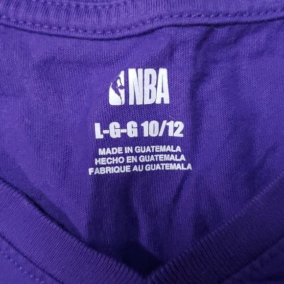 NBA GIRLS LARGE  10/12 LOS ANGELES LAKERS TEE - Picture 3 of 4